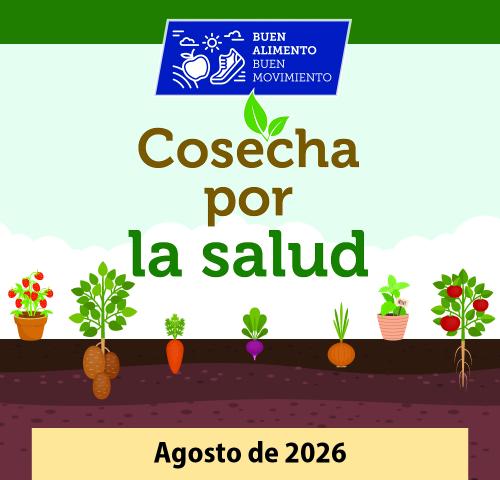 Buen Alimento, Buen Movimiento Cosecha por la salud Agosto de 2026